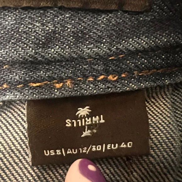 Thrills belle cropped jeans wide leg - Picture 5 of 5